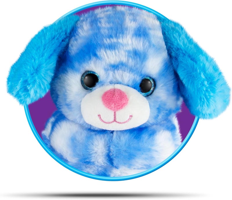 Cloudz Kids Super Soft N' Cuddly Animal Airplane Travel Neck Pillow! Keep Children Comfy and Supported with a Buddy While Traveling or just Resting at Home - Blue Dog - Image 2